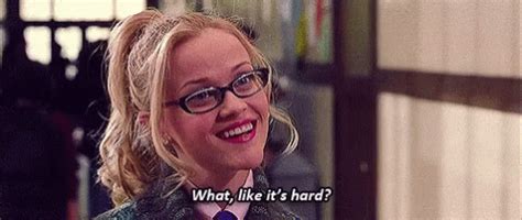 what like it's hard elle woods|what does legally blonde mean.